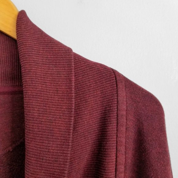 WILFRED Aritzia Red Diderot Cocoon Cardigan Sweater - Picture 5 of 12